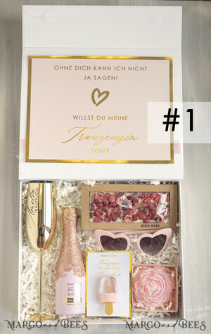 Trauzeugin geschenk fragen box XXL Trauzeugin geschenk fragen box, Brautjungfer Trauzeuge, Möchtest Du meine Trauzeugin sein box, Geschenkschachtel, Trauzeuge fragen