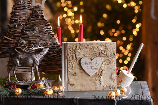 WEDDING GUEST BOOKS Wooden Rustic Guestbooks Custom Wedding Guestbook, Wooden Album Boho Photo Booth Engraved Wood Book Boho Instant Photo Book