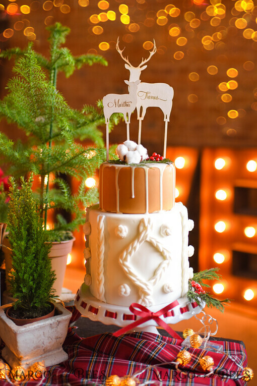 CAKE TOPPER RUSTIC cake topper, wooden