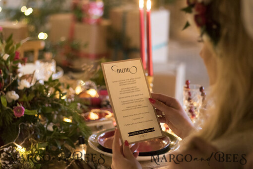 MENU & PROGRAMS rustic Rustic Wedding Menu with Burlap, Barn Wedding Dinner Menu, Eco Romantic Personalized Cards with Wooden Heart, Kraft Wedding Menu, Simple Rustic Wedding Menu