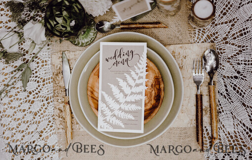 MENU & PROGRAMS rustic Country Wedding Menu, Barn Wedding Dinner Menu, Eco Romantic Personalized Cards, Kraft Wedding Menu, Simple Rustic Wedding Menu, Elegant  Wedding Menu Cards