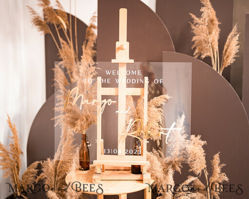 TABLE PLANS AND WEDDING WELCOME SIGNS plexi gold / velvet Luxury Clear and Gold Wedding Welcome Sign, Golden Wedding Decor, Personalised Wedding Sign, Wedding Board, Welcome Wedding Board