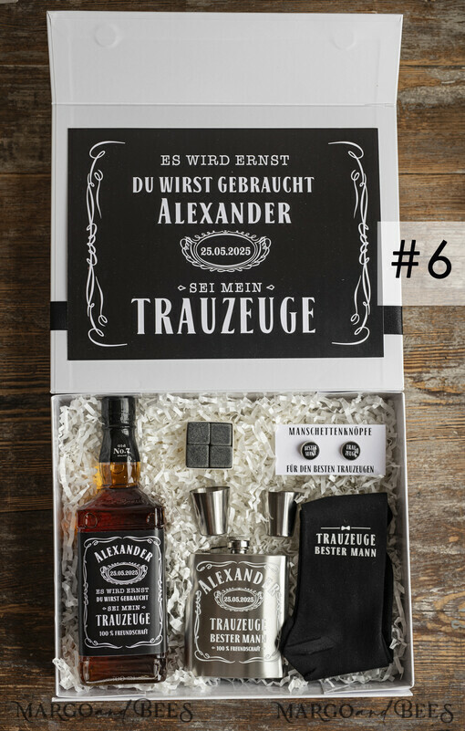 BRIDESMAID/BEST MAN BOX Trauzeuge Fragen Geschenkbox Trauzeuge Fragen Geschenkbox Willst du meinTrauzeuge sein
