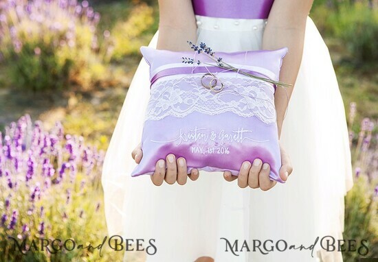 RING BEARER BOXES & PILLOWS elegance ring pillows Wedding Ring Pillow Personalised • Ring Bearer Pillow Elegance • Custom Wedding Ring Bearer 15/sks/pod