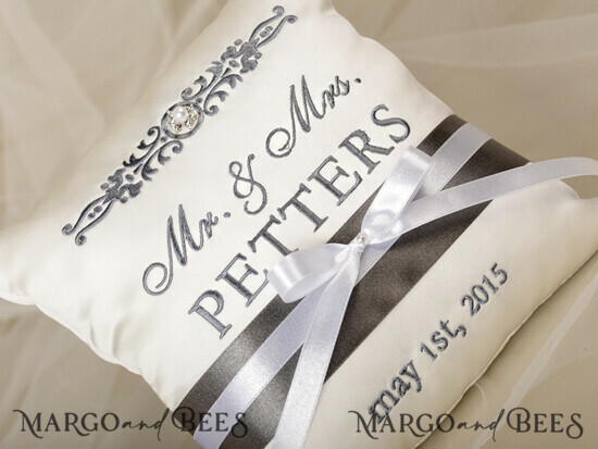 RING BEARER BOXES & PILLOWS elegance ring pillows Elegance wedding Ring Pillow • Custom Ring Bearer Pillow • Wedding Ring Bearer Personalised 06/hf/pod