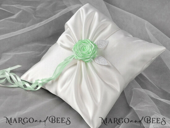 RING BEARER BOXES & PILLOWS elegance ring pillows Classic Wedding Ring Pillow • Embroidered Ring Bearer Pillow • Ring Bearer Pillow Presonalised 09/sks/pod