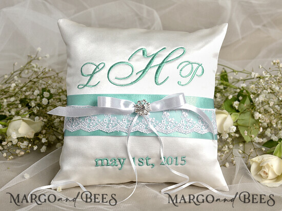 RING BEARER BOXES & PILLOWS elegance ring pillows Elegance wedding Ring Pillow • Custom Ring Bearer Pillow • Wedding Ring Bearer Personalised 10/hf/pod