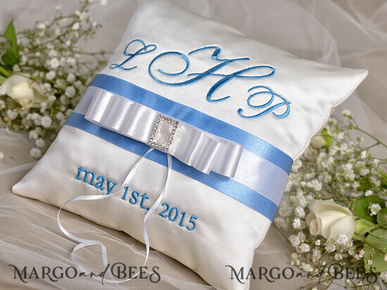 RING BEARER BOXES & PILLOWS elegance ring pillows Elegant Wedding Ring Pillow • Presonalised Ring Bearer Pillow • Custom Wedding Ring Bearer 13/hf/pod