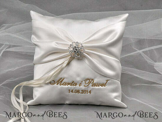 RING BEARER BOXES & PILLOWS elegance ring pillows Handmade Elegance Wedding Ring Pillow • Classic Ring Bearer Pillow • Custom Glamour Ring Bearer 14/sks/pod