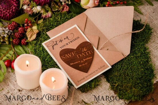 SAVE THE DATES rustic boho magnets Personalised Wedding Save the dates, magnet 0002/MG/std