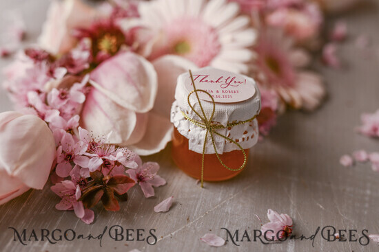 WEDDING FAVORS Wedding Favors Honey Jars Wedding favor Honey Jar, Sweet Ending to new beginnig Honey Jar, Wedding Thank you Set 01/marblen/MD