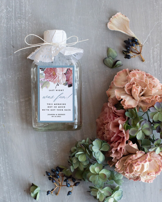 WEDDING FAVORS wedding hangover kits cute wedding favor cards, hangover kit and regret nothing gifts for guests, 01/bot/but