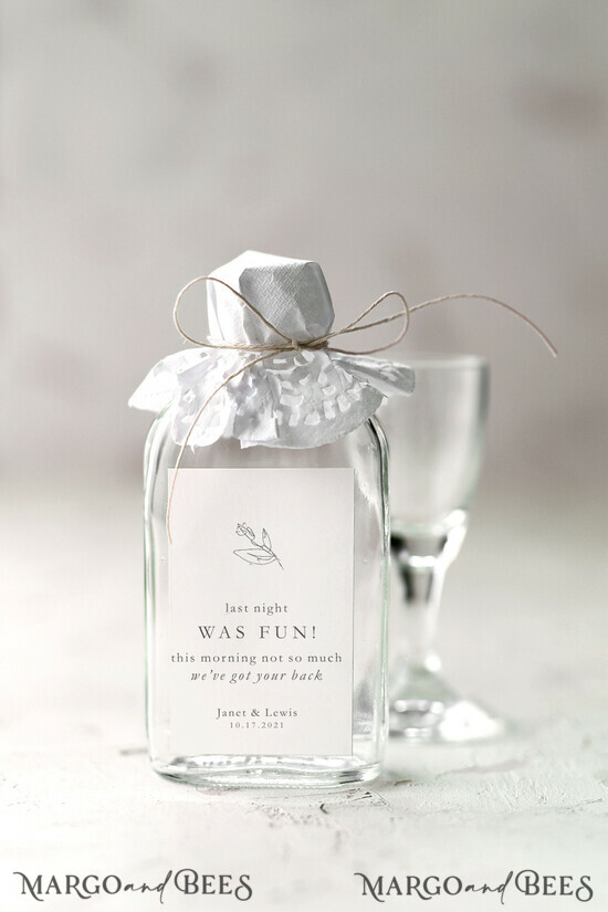 WEDDING FAVORS wedding hangover kits Wedding Thank You favors, hangover kit bottle 01/spl/but
