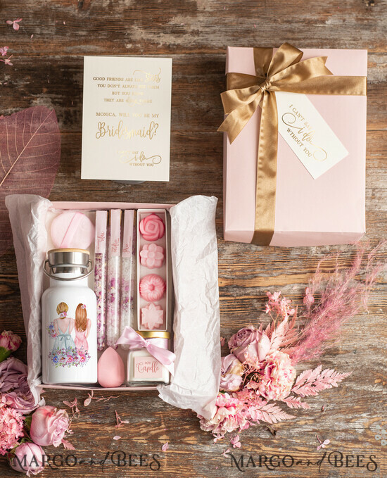 BRIDESMAID/BEST MAN BOX WILL YOU BE MY BRIDESMAID Bridesmaid Proposal Box Thermo Cup , Will You Be My Bridesmaid Gift travel thermo mug , Will you be My Maid of Honor Proposal Gift Box Set 10/boxSR/bridesmaid