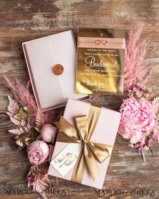 BRIDESMAID/BEST MAN BOX Bridesmaid THANK YOU or PROPOSAL SMALL BOX Maid of Honor Thank you Gift Box, bridesmaid proposal box, Bridesmaid present Box 02/BoxM/bridesmaid