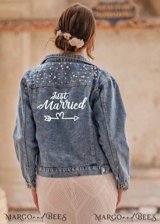 WEDDING JACKET/ BOLERO DENIM BRIDAL JACKET jeans wedding jacket denim bride custom vintage jacket for photoshoot 08/jacket/bride