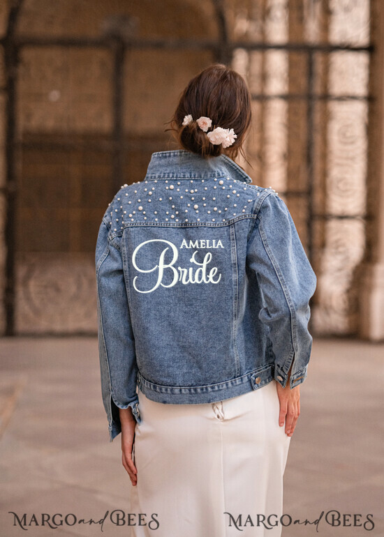 WEDDING JACKET/ BOLERO DENIM BRIDAL JACKET jeans wedding jacket denim bride custom vintage jacket for photoshoot 11/jacket/bride