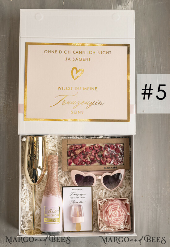 BRIDESMAID/BEST MAN BOX Trauzeugin geschenk fragen box XXL Trauzeugin geschenk fragen box, Brautjungfer Trauzeuge, Möchtest Du meine Trauzeugin sein box, Geschenkschachtel, Trauzeuge fragen 05/SwPnkKiel/Debox