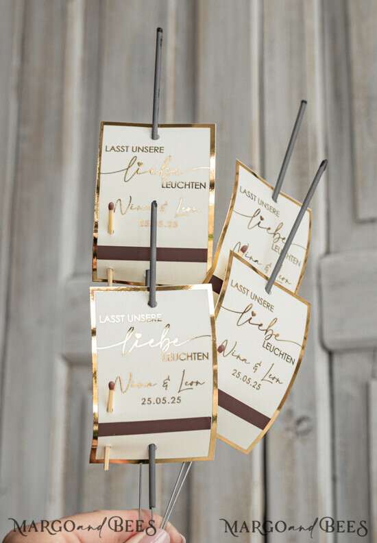 WEDDING FAVORS gastgeschenke hochzeit Hochzeit Wunderkerzen Etiketten Personalisierte. Für Hochzeit, Party, Jubiläum oder zur Verlobung 01/gg/spark