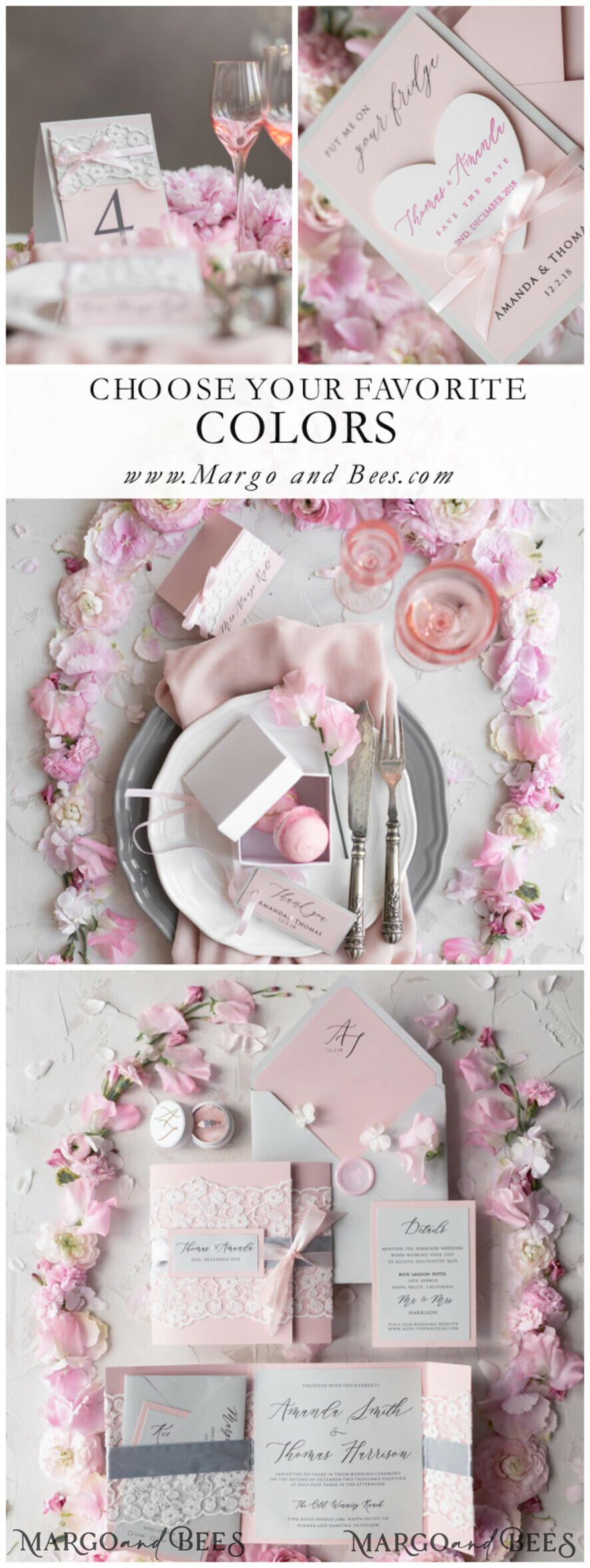 TABLE DECOR SIGNS romantic Romantic Rustic Wedding Table Number with Pink Ribbon, Vintage Lace Custom Table Cards, Light Grey and Blush Pink Shabby Chic Wedding Table Décor, Editable Text