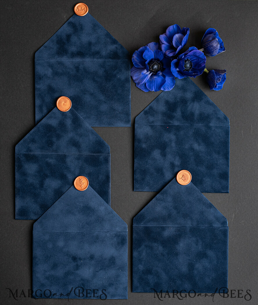 WEDDING INVITATIONS Velvet Envelopes Velvet envelopes for invitations, a7 Vhandmade velvet Envelopes fo Wedding cards