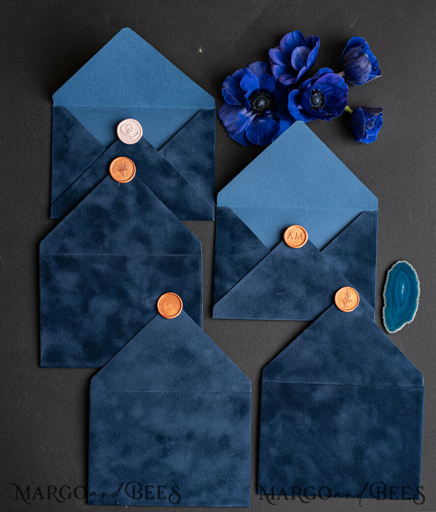WEDDING INVITATIONS Velvet Envelopes Velvet envelopes for invitations, a7 Vhandmade velvet Envelopes fo Wedding cards