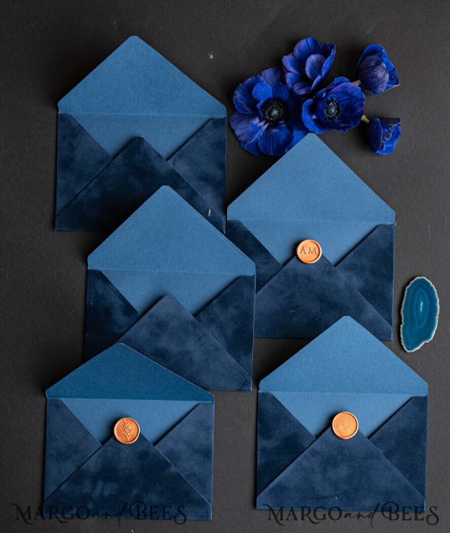 WEDDING INVITATIONS Velvet Envelopes Velvet envelopes for invitations, a7 Vhandmade velvet Envelopes fo Wedding cards
