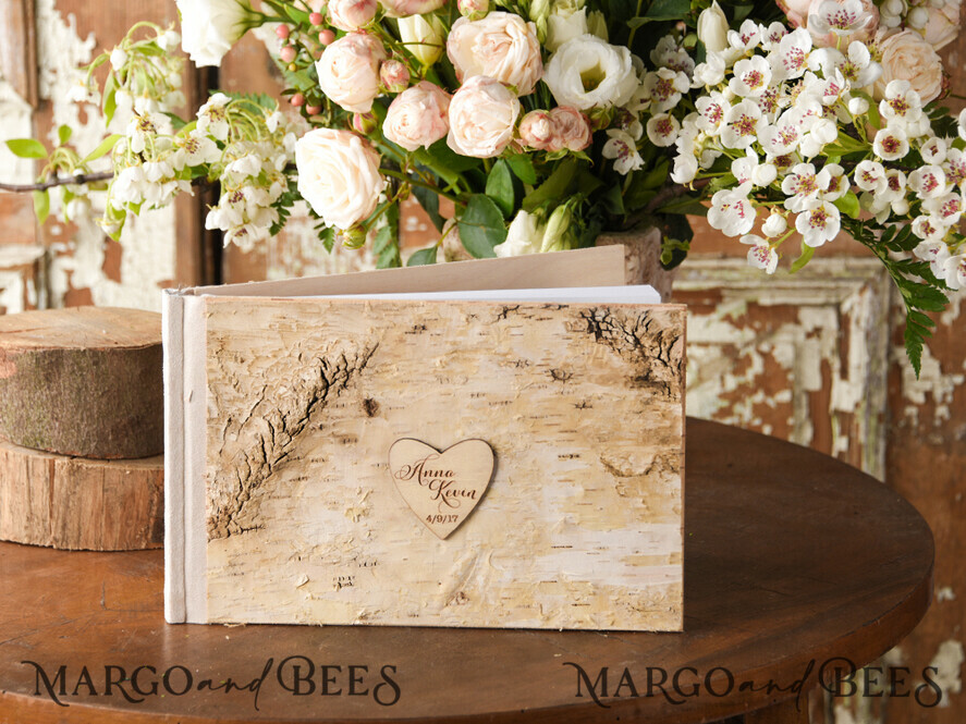 WEDDING GUEST BOOKS Wooden Rustic Guestbooks Presonalised Wedding Guest Book, Boho Instax Photo Booth Album Rustic guest book polaroids