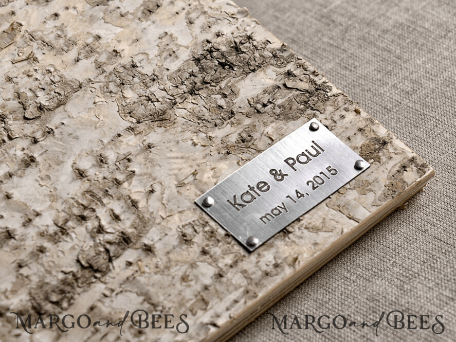 WEDDING GUEST BOOKS Wooden Rustic Guestbooks Rerto wedding guestbook, Boho Instax Photo Booth Album Rustic guest book polaroids