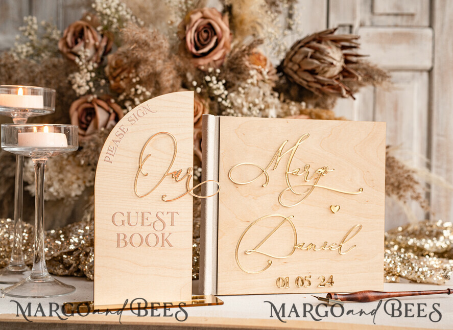 WEDDING GUEST BOOKS Wooden Rustic Guestbooks Rustic Wooden Wedding GuestBook, Boho Instax Instant Photo Booth, Wood Album Rustic guest book polaroids