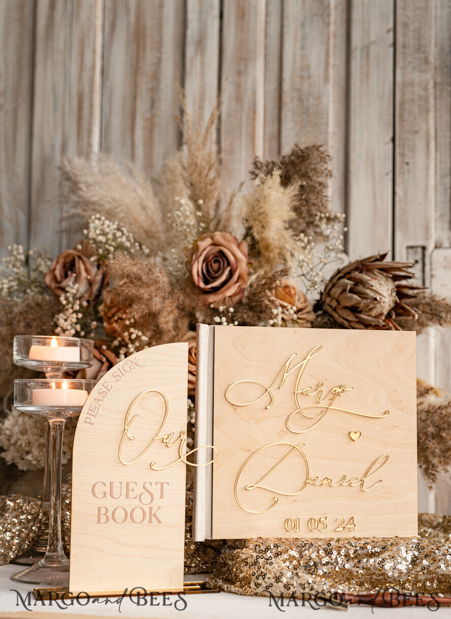 WEDDING GUEST BOOKS Wooden Rustic Guestbooks Rustic Wooden Wedding GuestBook, Boho Instax Instant Photo Booth, Wood Album Rustic guest book polaroids