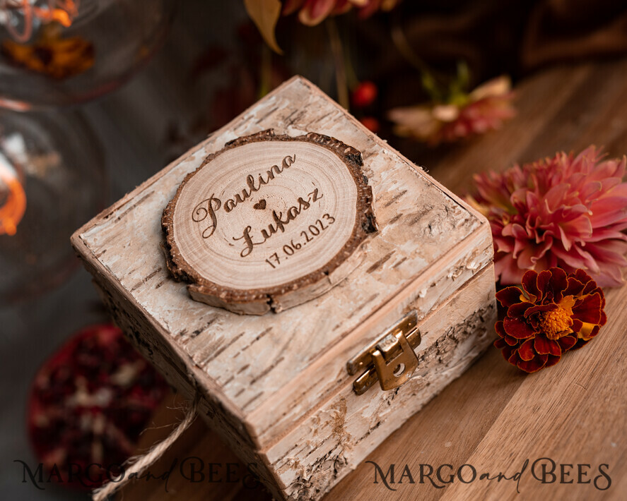 WEDDING GUEST BOOKS Wooden Rustic Guestbooks Rustic Wooden Wedding GuestBook and ring box set , Boho Instax Instant Photo Booth, Wood Album Rustic guest book polaroids
