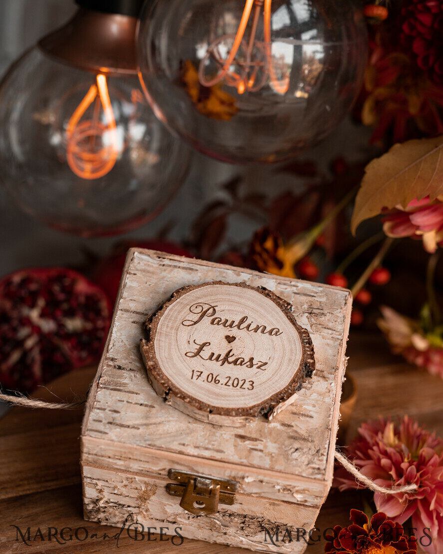 WEDDING GUEST BOOKS Wooden Rustic Guestbooks Rustic Wooden Wedding GuestBook and ring box set , Boho Instax Instant Photo Booth, Wood Album Rustic guest book polaroids