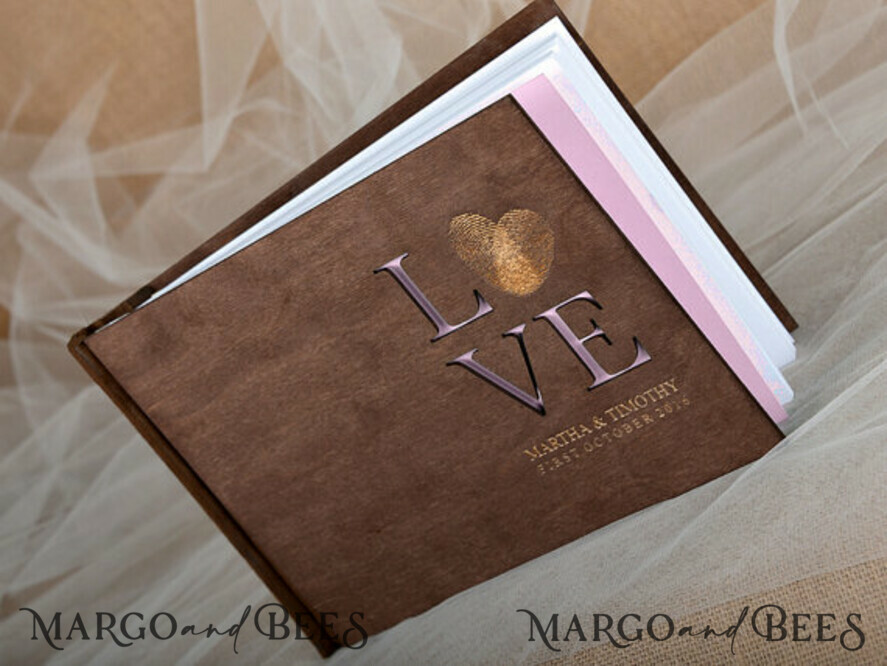 WEDDING GUEST BOOKS Wooden Rustic Guestbooks Presonalised Wedding Guest Book, Boho Instax Photo Booth Album Rustic guest book polaroids