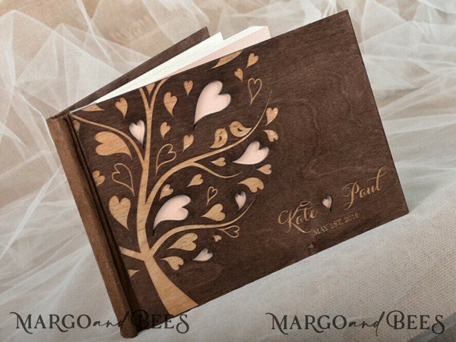 WEDDING GUEST BOOKS Wooden Rustic Guestbooks Preonalised wedding Guestbook, Engraved Rustic Instax Wedding Photo Guestbook Wooden Boho Instax Wedding Book
