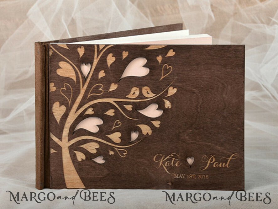 WEDDING GUEST BOOKS Wooden Rustic Guestbooks Preonalised wedding Guestbook, Engraved Rustic Instax Wedding Photo Guestbook Wooden Boho Instax Wedding Book