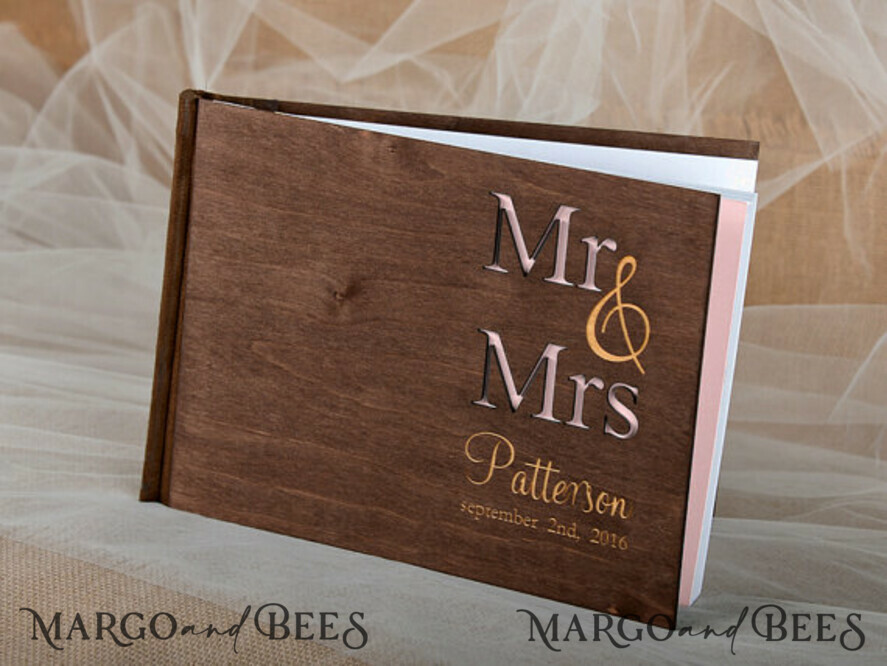 WEDDING GUEST BOOKS Wooden Rustic Guestbooks Rerto wedding guestbook, Boho Instax Photo Booth Album Rustic guest book polaroids