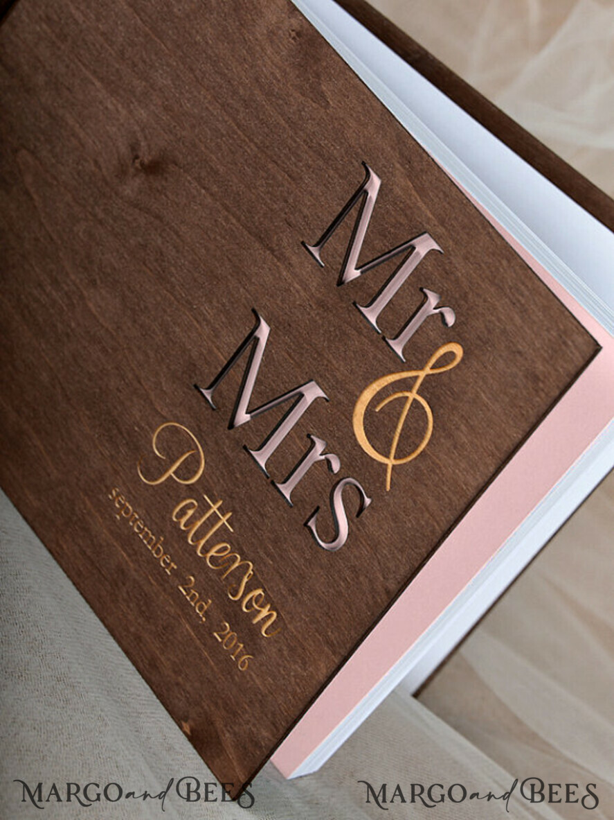 WEDDING GUEST BOOKS Wooden Rustic Guestbooks Rerto wedding guestbook, Boho Instax Photo Booth Album Rustic guest book polaroids