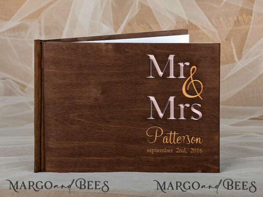 WEDDING GUEST BOOKS Wooden Rustic Guestbooks Rerto wedding guestbook, Boho Instax Photo Booth Album Rustic guest book polaroids