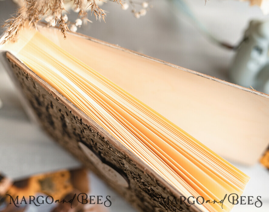 WEDDING GUEST BOOKS Wooden Rustic Guestbooks Rustic Wooden Wedding GuestBook, Boho Instax Instant Photo Booth, Wood Album Rustic guest book polaroids