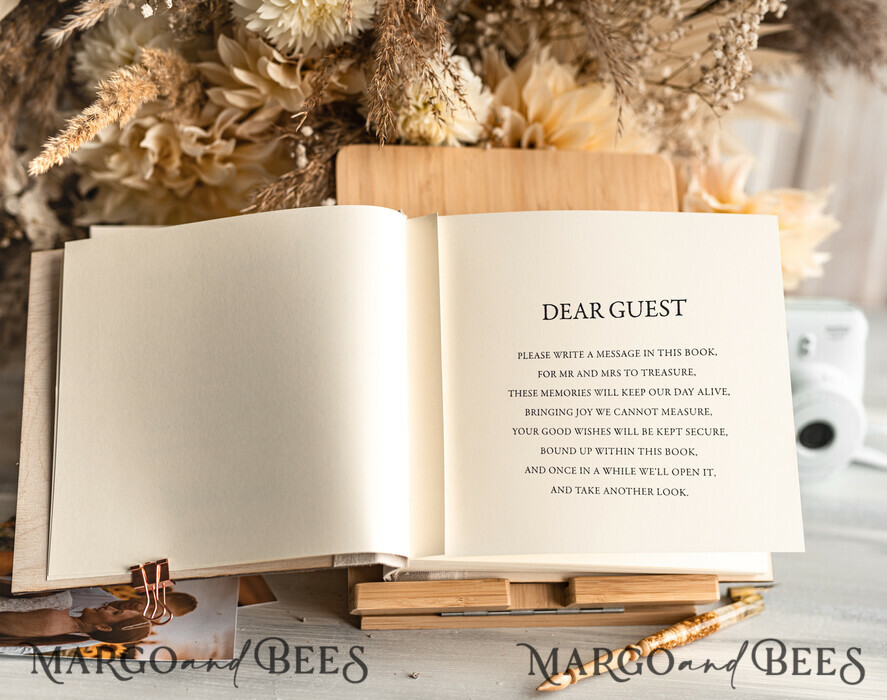 WEDDING GUEST BOOKS Wooden Rustic Guestbooks Rustic Wooden Wedding GuestBook, Boho Instax Instant Photo Booth, Wood Album Rustic guest book polaroids
