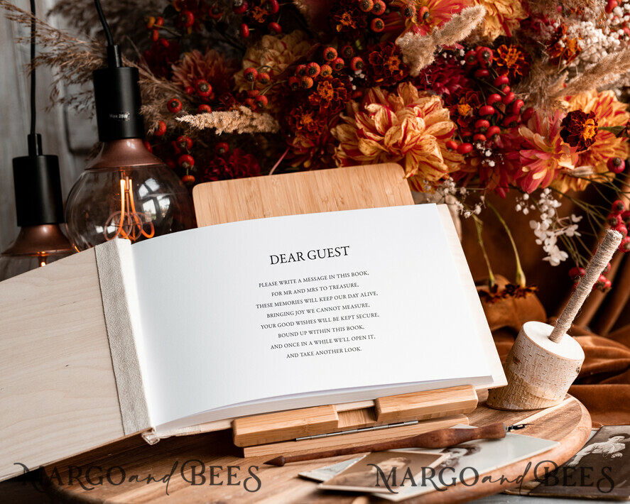 WEDDING GUEST BOOKS Wooden Rustic Guestbooks Rustic Wooden Wedding GuestBook, Boho Instax Instant Photo Booth, Wood Album Rustic guest book polaroids