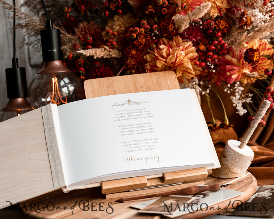 WEDDING GUEST BOOKS Wooden Rustic Guestbooks Rustic Wooden Wedding GuestBook, Boho Instax Instant Photo Booth, Wood Album Rustic guest book polaroids