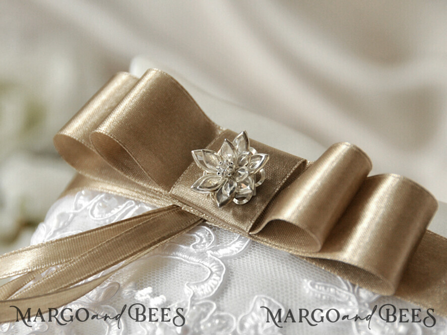 RING BEARER BOXES & PILLOWS Classic Ring Pillows Vintage wedding Ring Pillow • Custom Ring Bearer Pillow • Boho Glam Ring Bearer