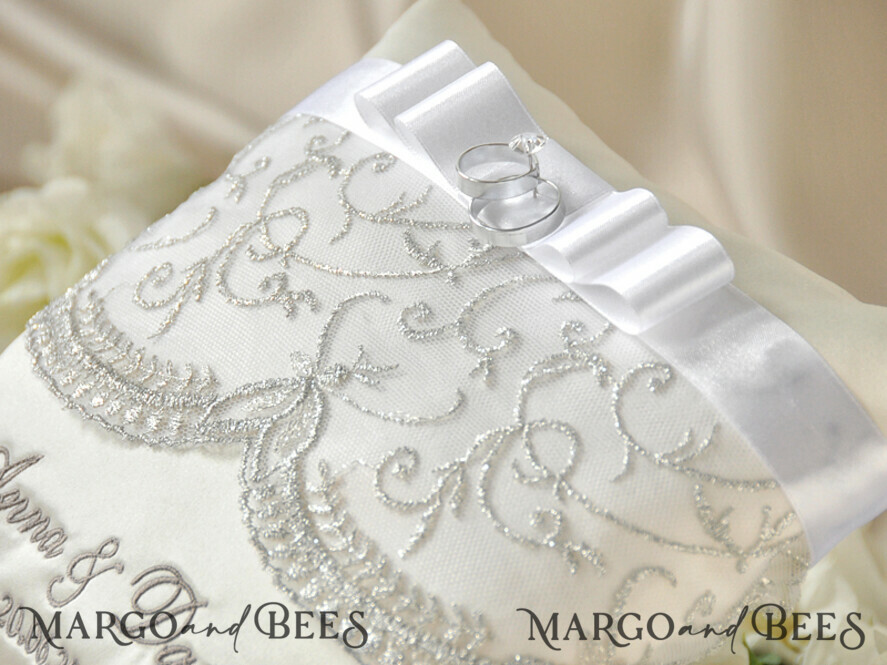 RING BEARER BOXES & PILLOWS Classic Ring Pillows Personalised Wedding Ring Pillow • Lace Ring Bearer Pillow • Custom Boho Ring Bearer
