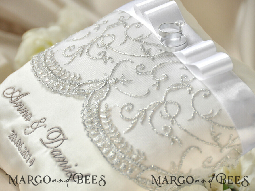 RING BEARER BOXES & PILLOWS Classic Ring Pillows Personalised Wedding Ring Pillow • Lace Ring Bearer Pillow • Custom Boho Ring Bearer