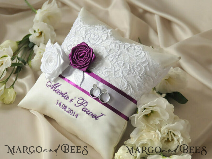 RING BEARER BOXES & PILLOWS Classic Ring Pillows Vintage wedding Ring Pillow • Custom Ring Bearer Pillow • Boho Glam Ring Bearer