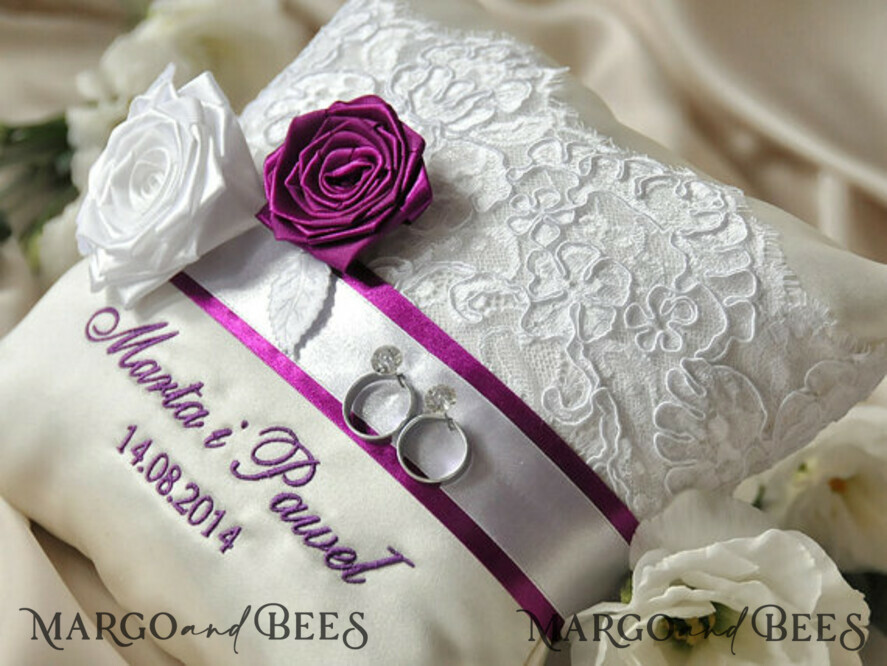 RING BEARER BOXES & PILLOWS Classic Ring Pillows Vintage wedding Ring Pillow • Custom Ring Bearer Pillow • Boho Glam Ring Bearer