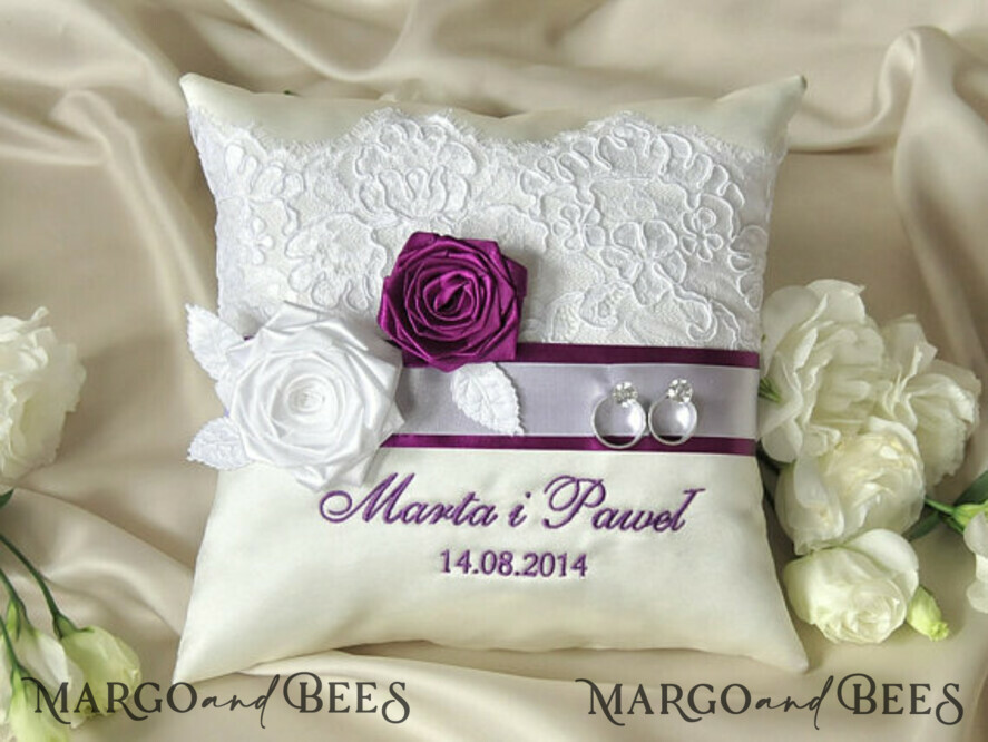 RING BEARER BOXES & PILLOWS Classic Ring Pillows Vintage wedding Ring Pillow • Custom Ring Bearer Pillow • Boho Glam Ring Bearer