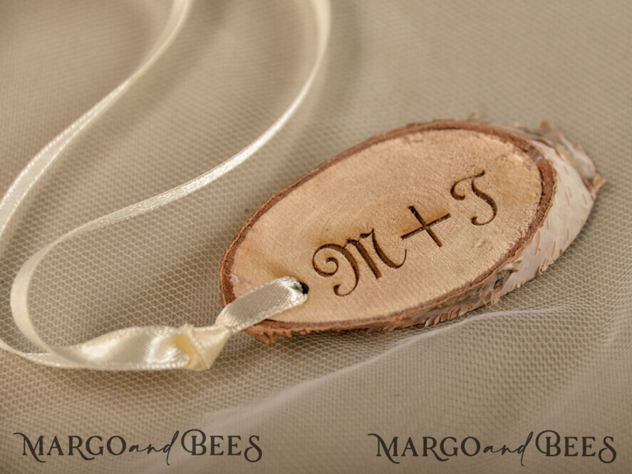 wedding Favors, custom shape wooden tags